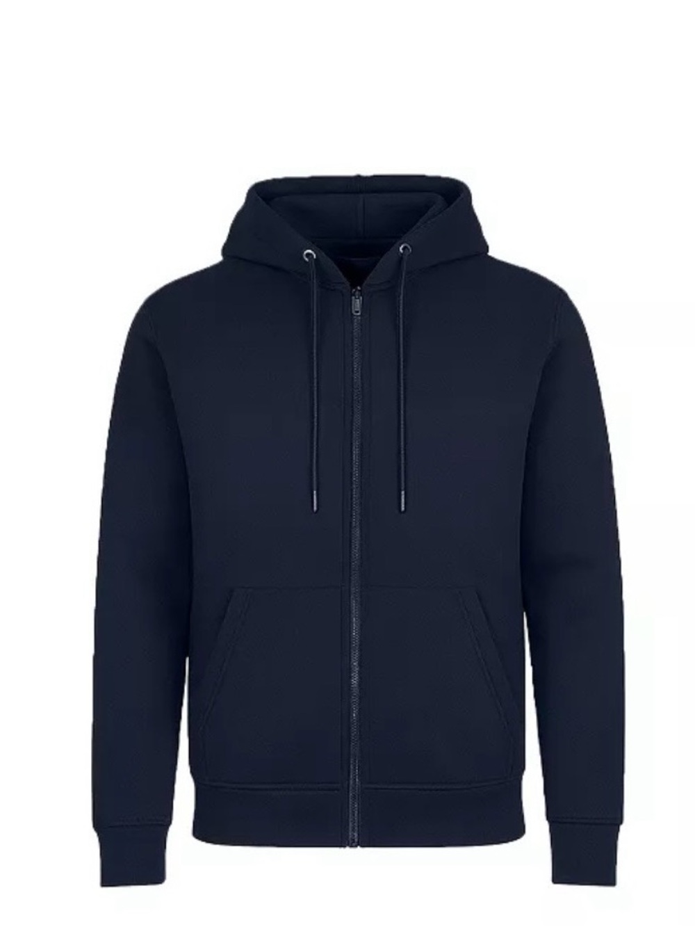 Galaxy By Harvic Navy Zip-Up Hoodie